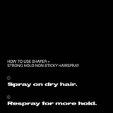 Sebastian - Shaper Plus+ Strong Hold Non-Sticky Hairspray VOC 50% 10.5 oz