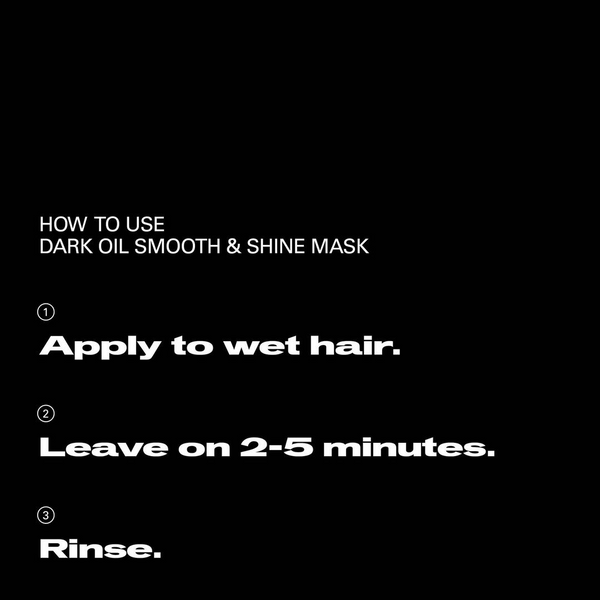 Sebastian - Dark Oil Smooth And Shine Mask 4.9 oz