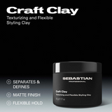 Sebastian - Craft Clay Texturizing & Flexible Styling Clay 1.7 oz