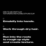 Sebastian - Craft Clay Texturizing & Flexible Styling Clay 1.7 oz