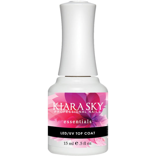 Kiara Sky - Gel Polish - Led/UV Top Coat 0.5 oz - #GLEDUVTOP01