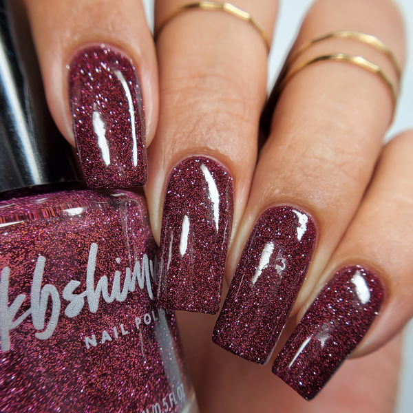 KBShimmer - Reflective Nail Polish - Let The Beet Drop