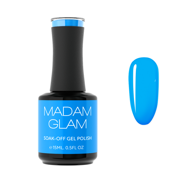 Madam Glam - Gel Polish - Blue Capri