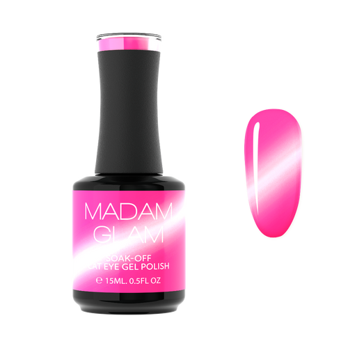 Madam Glam - Cat-Eye Gel Polish - Power Pink