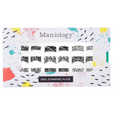 Maniology - Stamping Plate - Antique Swirl French (M397)