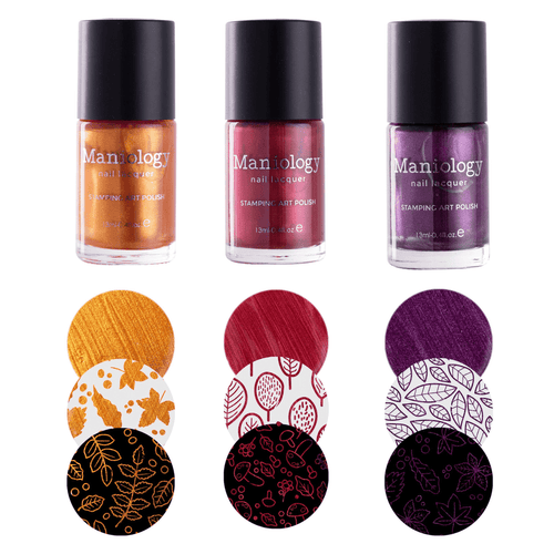 Maniology - Autumn Bounty: 3-Piece Metallic Stamping Polish Set