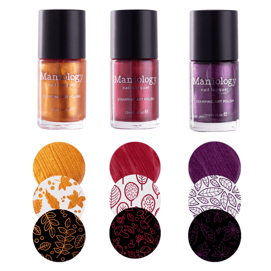 Maniology - Autumn Bounty: 3-Piece Metallic Stamping Polish Set