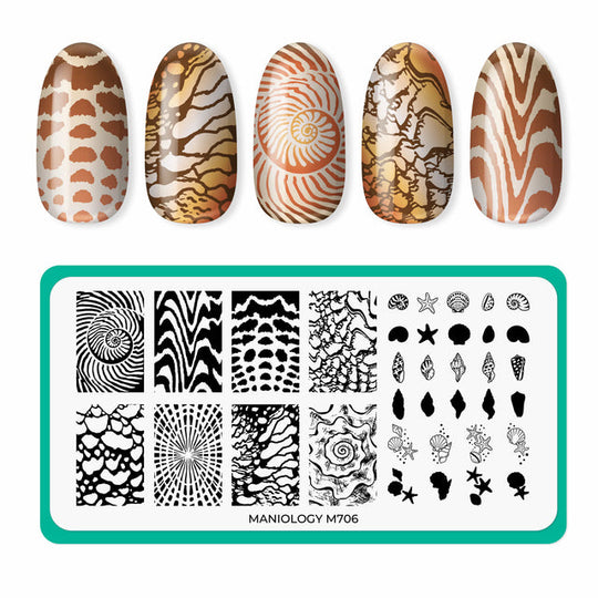 Maniology - Stamping Plate - Beachcomber (M706)