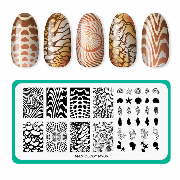 Maniology - Stamping Plate - Beachcomber (M706)