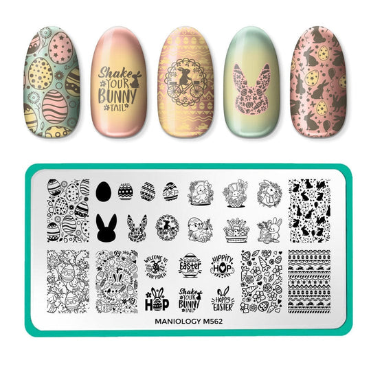 Maniology - Stamping Plate - Bunny Bliss (M562)