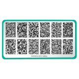 Maniology - Stamping Plate - Carved Motifs - M654