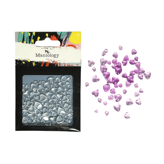 Maniology - Nail Art Stickers - Color-changing heart studs