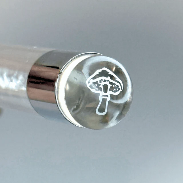 Maniology - Nail Tool - Dual-Ended Pencil Stamper & Clean-up Brush