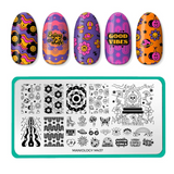 Maniology - Stamping Plate - Feelin Groovy #M437