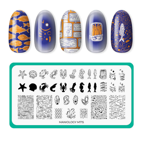 Maniology - Stamping Plate - Fresh Catch (M715)