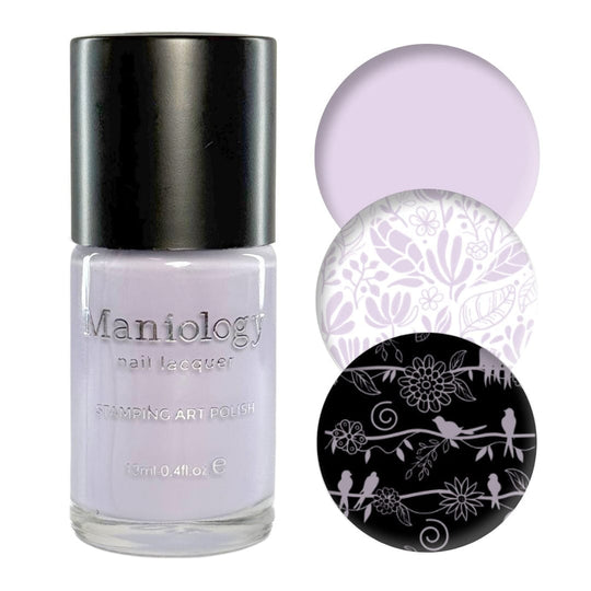 Maniology - Stamping Nail Polish - Fresh Start: Radiate (B546) - Purple Cream