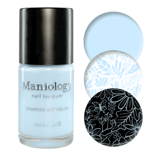 Maniology - Stamping Nail Polish - Fresh Start: Renew (B544) - Blue Cream