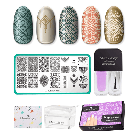 Maniology - Fringe Forever: Bohemian Style Nail Stamping Starter Kit
