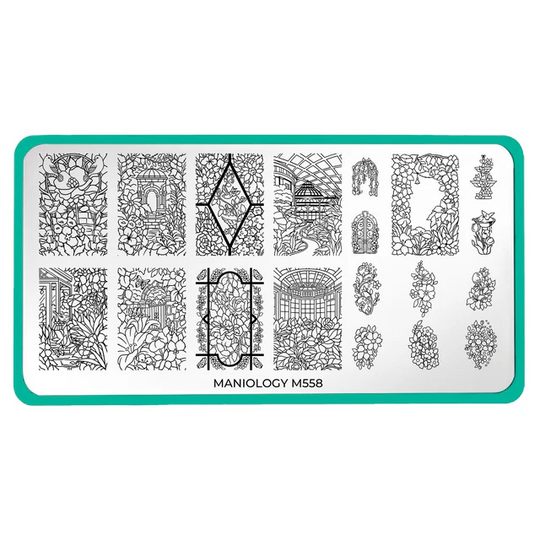 Maniology - Stamping Plate - Garden Soiree (M558)