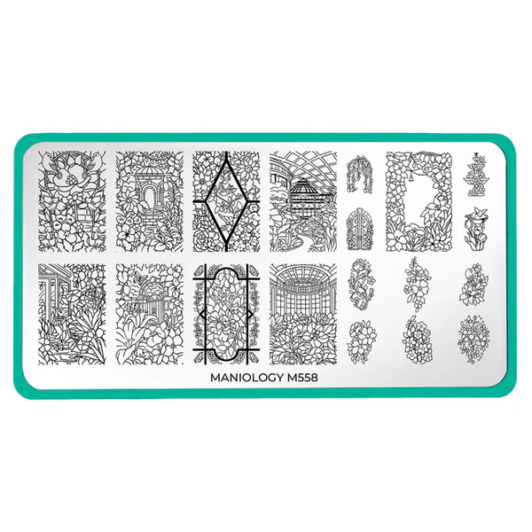 Maniology - Stamping Plate - Garden Soiree (M558)