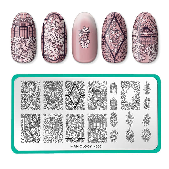 Maniology - Stamping Plate - Garden Soiree (M558)