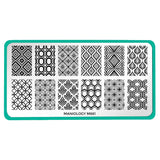 Maniology - Stamping Plate - Groovy Shapes (M661)