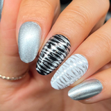 Maniology - Stamping Nail Polish - Harvest Hues: Silver Birch (B530) - Silver Metallic