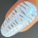 Maniology - Stamping Nail Polish - Harvest Hues: Silver Birch (B530) - Silver Metallic