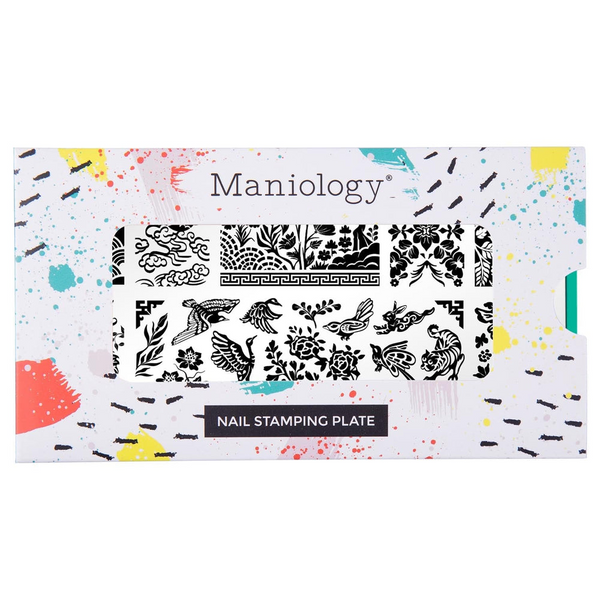 Maniology - Stamping Plate - Korean Lacquerware #M454