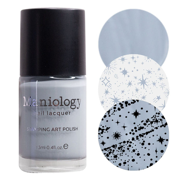 Maniology - Stamping Nail Polish - Asteroid #B504 - Cream Gray