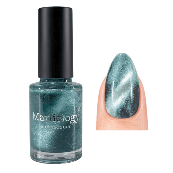 Maniology - Stamping Nail Polish - Light Blue Magnetic Shimmer - Freshwater (P195)
