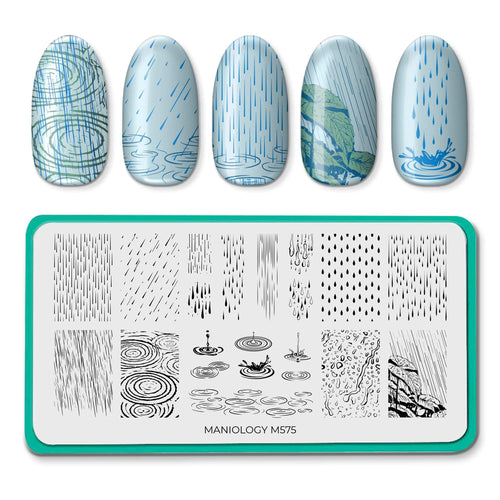 Maniology - Stamping Plate - Misty Mornings (M575)