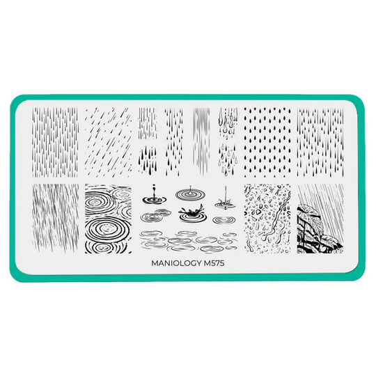 Maniology - Stamping Plate - Misty Mornings (M575)