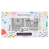 Maniology - Stamping Plate - Paisley Patchwork (M429)
