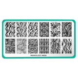 Maniology - Stamping Plate - Polished Swirls - M658