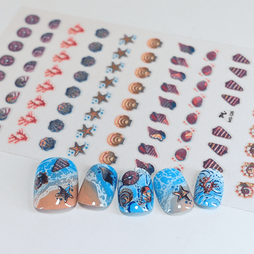 Maniology - Nail Art Stickers - Seashore Gems (Ms-126)