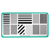 Maniology - Stamping Plate - Walk The Line #M474