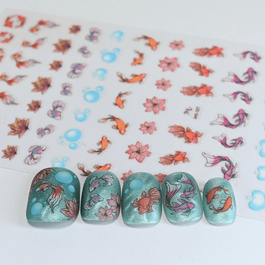 Maniology - Nail Art Stickers - Shimmering Scales (Ms-127)