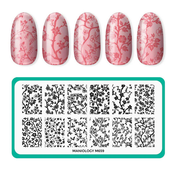 Maniology - Stamping Plate - Tiny Blossom (M659)