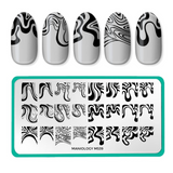 Maniology - Stamping Plate - Wavy French (M539)