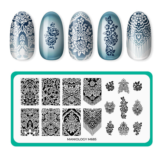 Maniology - Stamping Plate - Wrapped in Wool (M685)