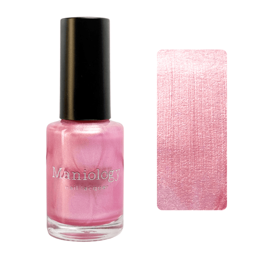 Maniology - Stamping Nail Polish - Silk and Satin (P174) - Pink Pearl