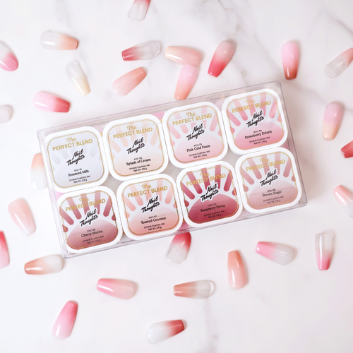 Nail Thoughts - The Perfect Blend Ombre Cushion Gel - Barista Series Collection