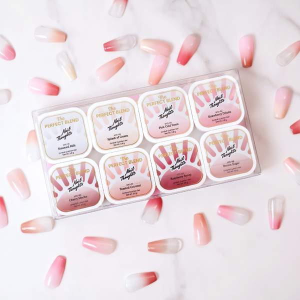Nail Thoughts - The Perfect Blend Ombre Cushion Gel - Barista Series Collection
