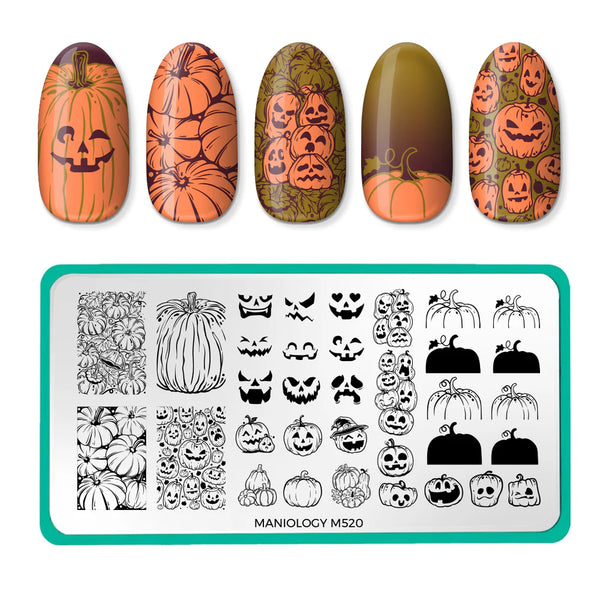 Maniology - Stamping Plate - Pumpkin Patch (M520)