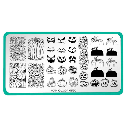 Maniology - Stamping Plate - Pumpkin Patch (M520)