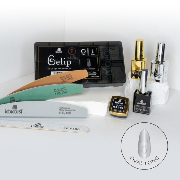 Kokoist - Gelip Extensions - Gelip Extension-Starter Kit - Oval Long