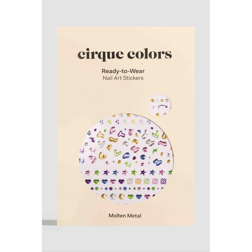 Cirque Colors - Ready-To-Wear Nail Art Stickers - Molten Metal