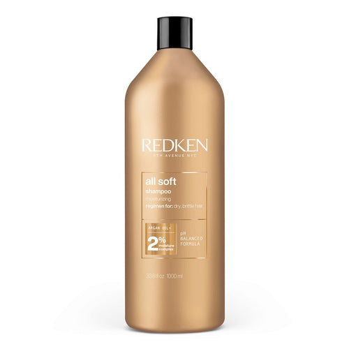 Redken - All Soft Shampoo – 1L / 33.8 oz