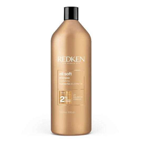 Redken - All Soft Shampoo – 1L / 33.8 oz